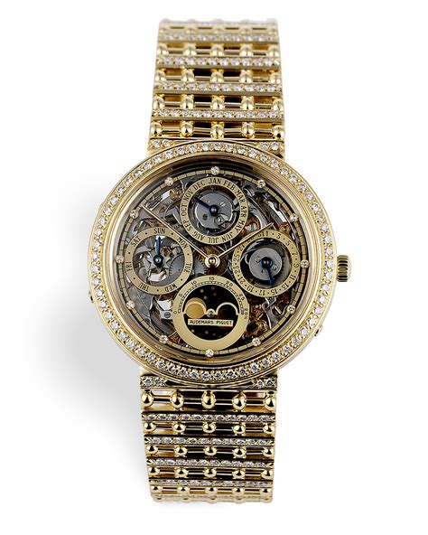 audemars piguet jules quantieme perpetuel full diamond